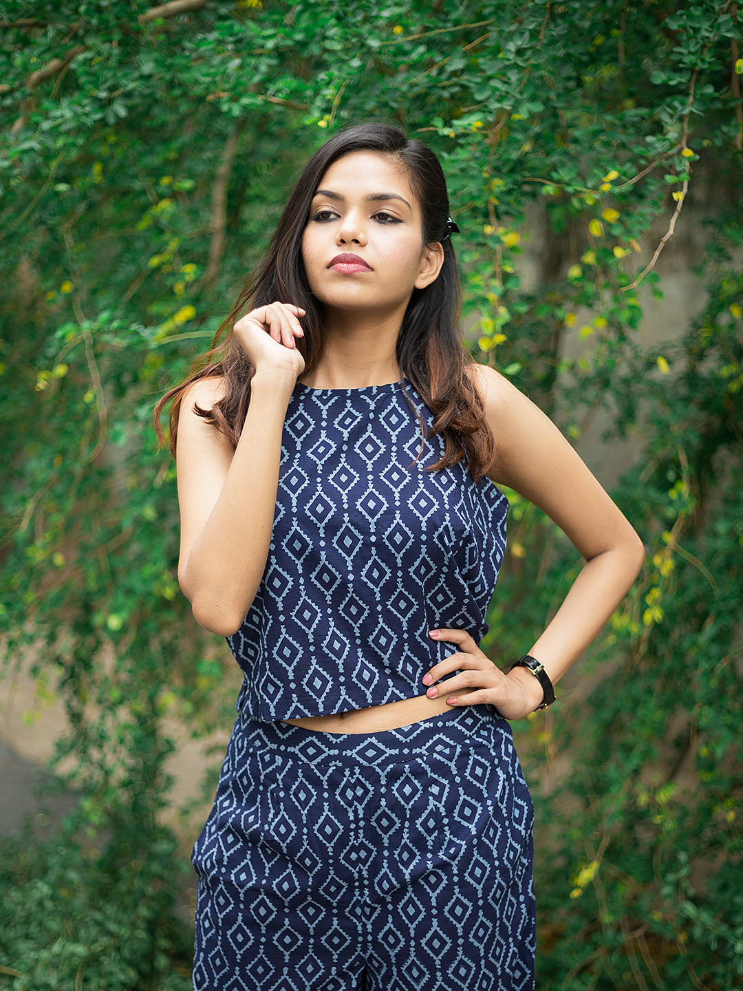 Blue HandBlock Printed CO-Ord Set