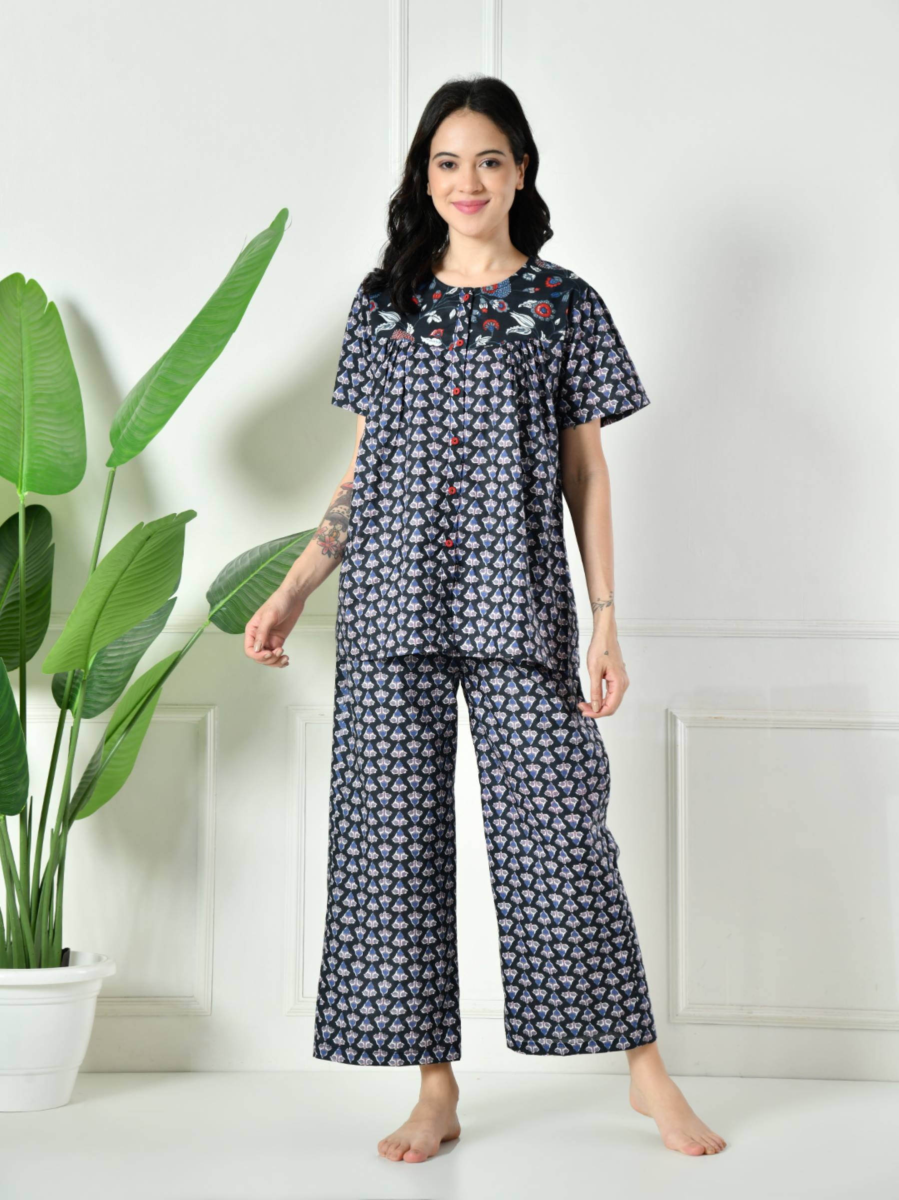 Women Ethnic Printed Lounge set