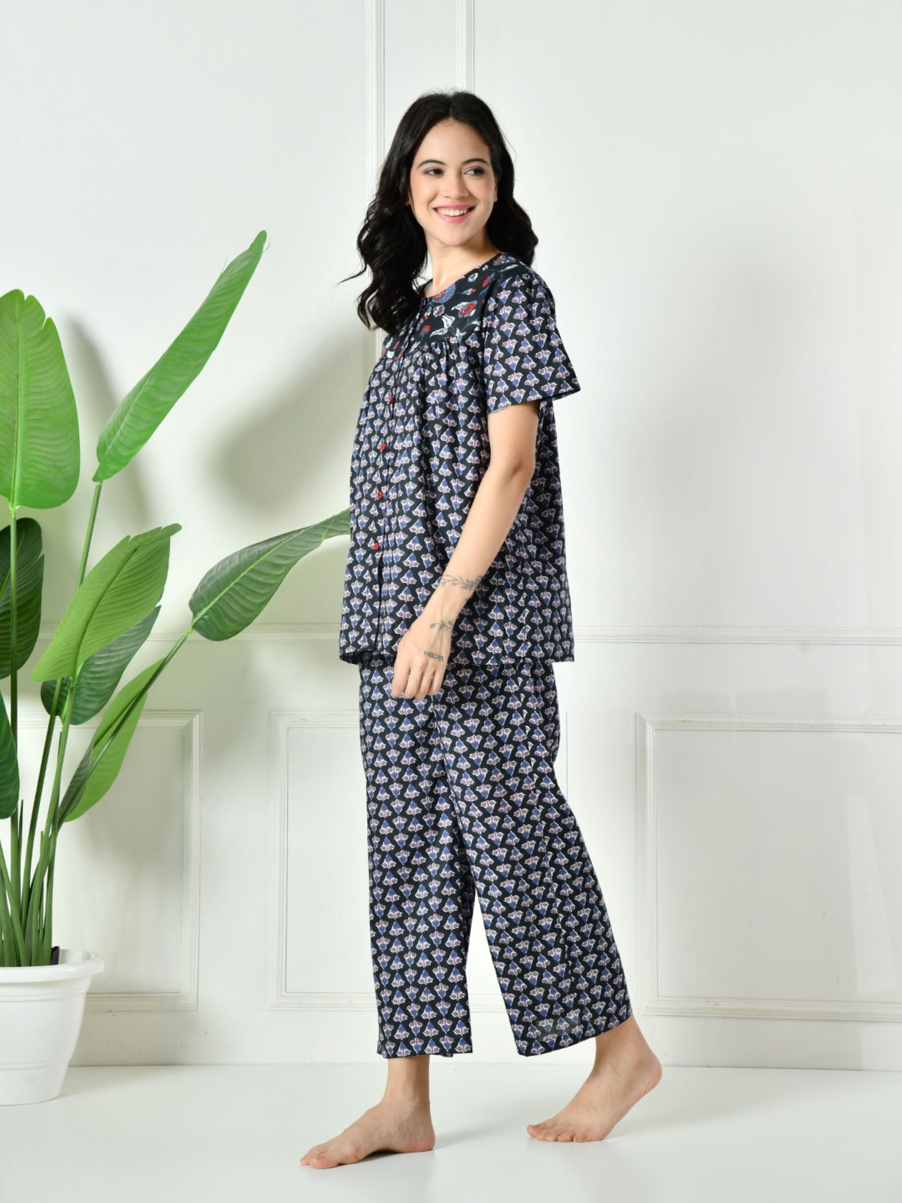 Women Ethnic Printed Lounge set
