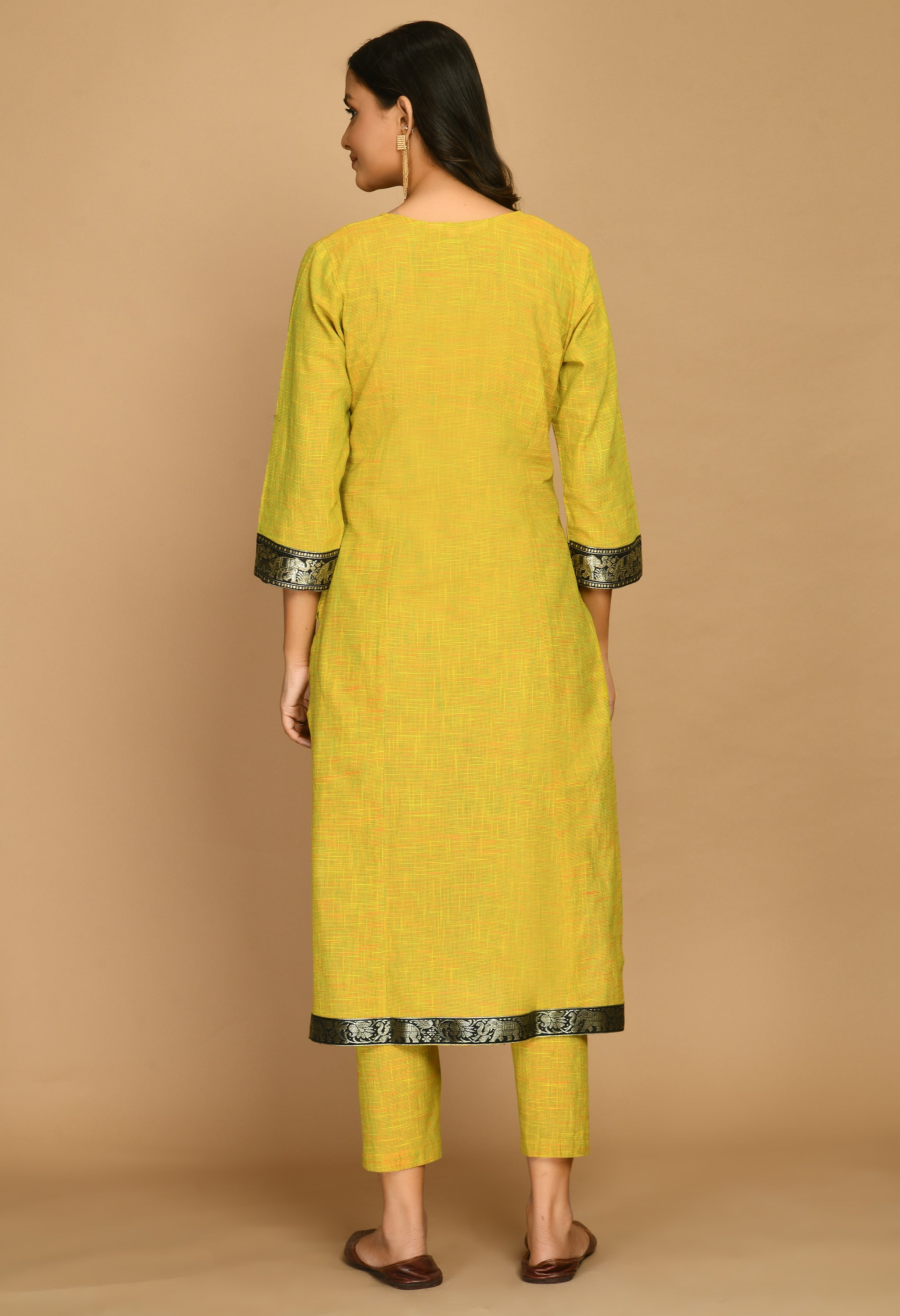 Lime Green Kurta Set