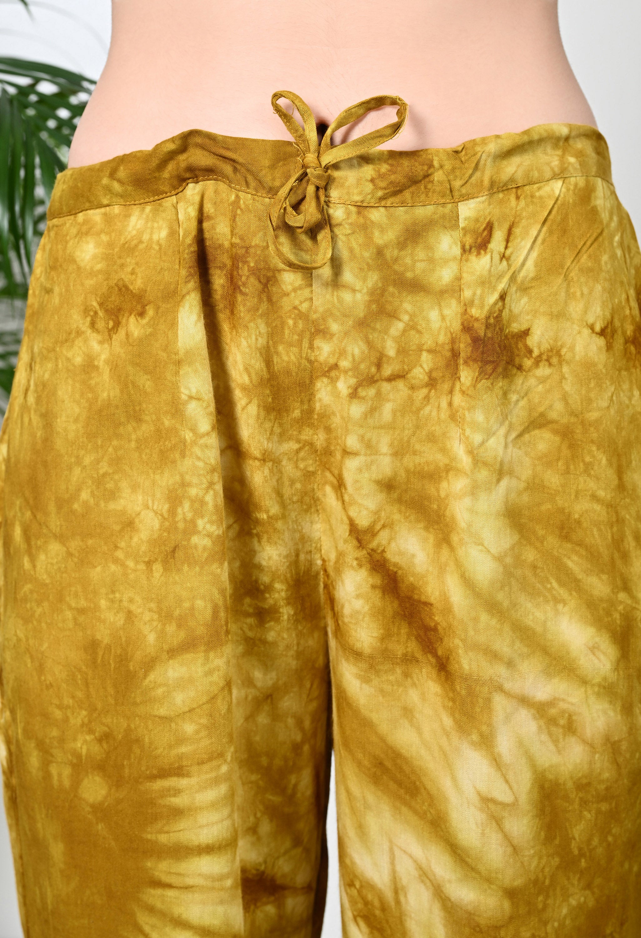 Mustard Yellow Tie and Dye Co-Ord Set