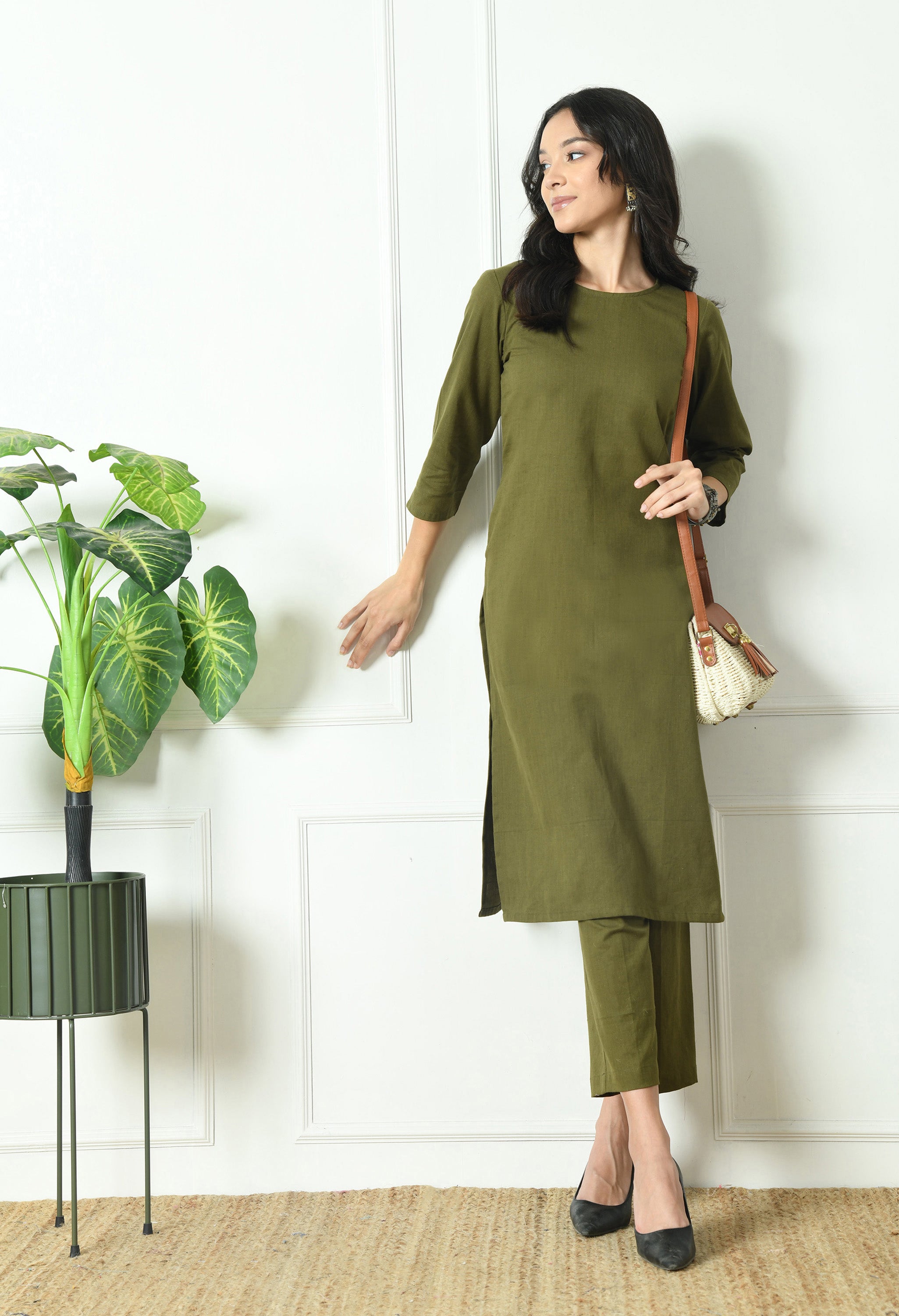 Olive Green Co-ord Set