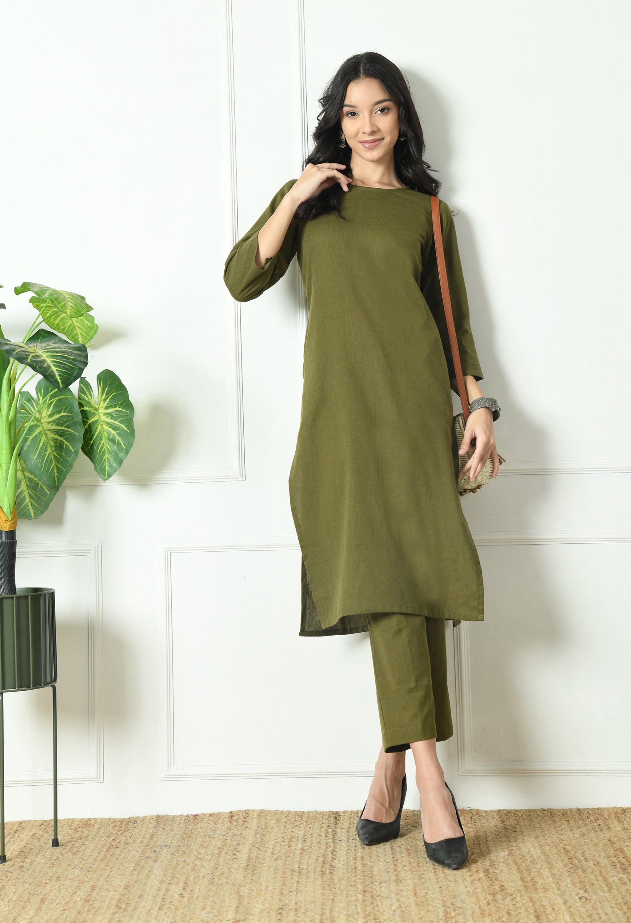 Olive Green Co-ord Set