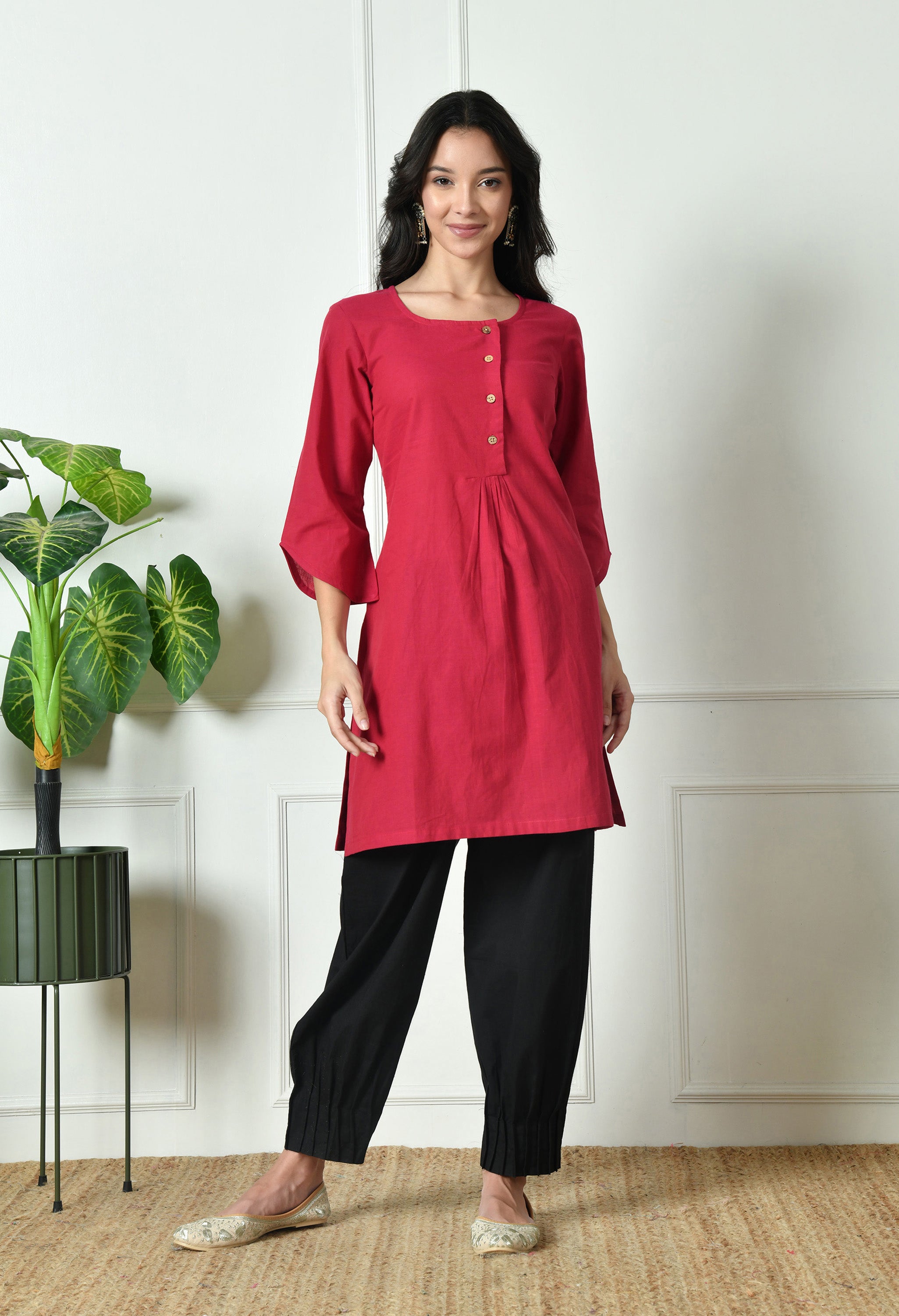 Black Pintucks Salwar