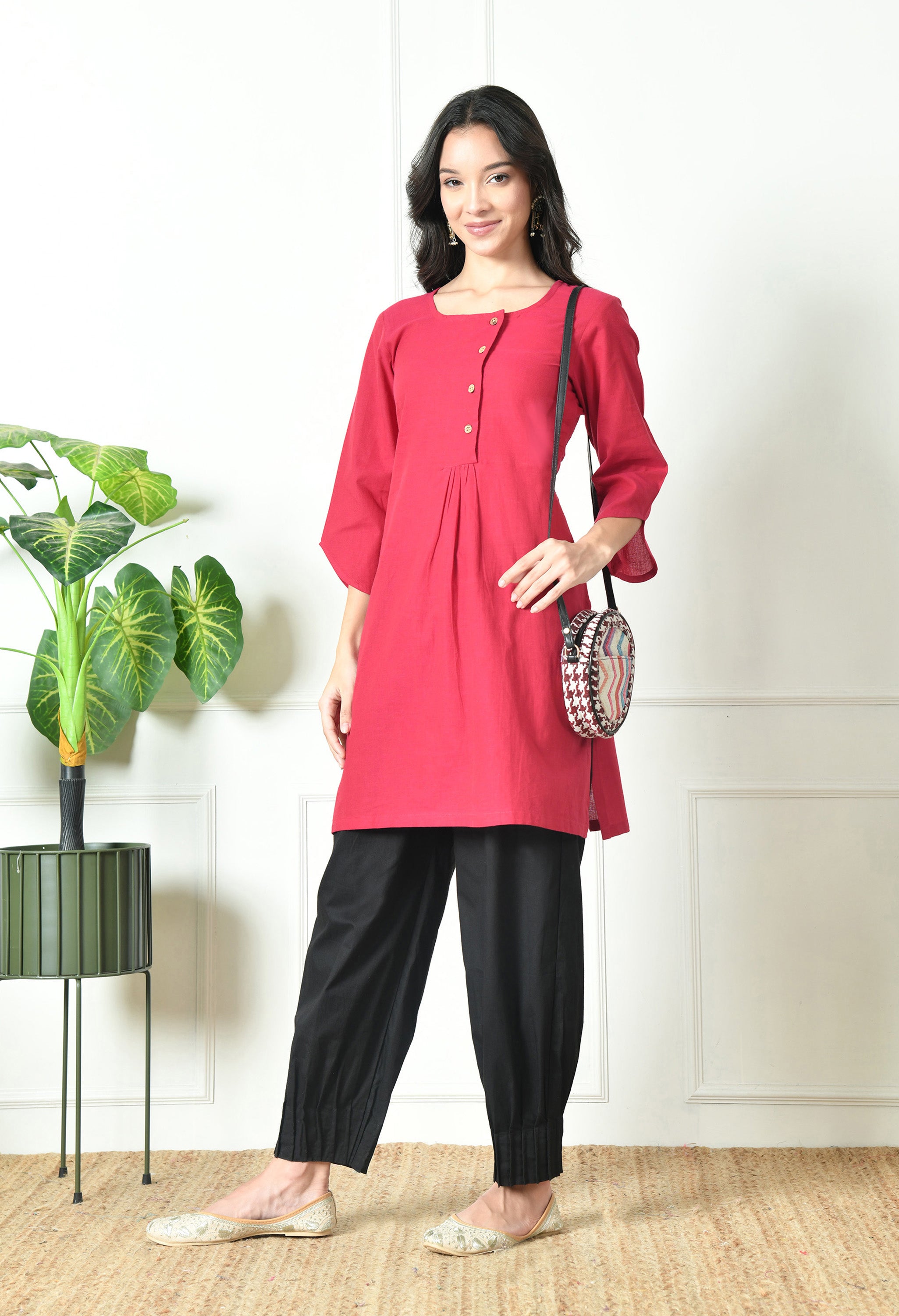 Black Pintucks Salwar