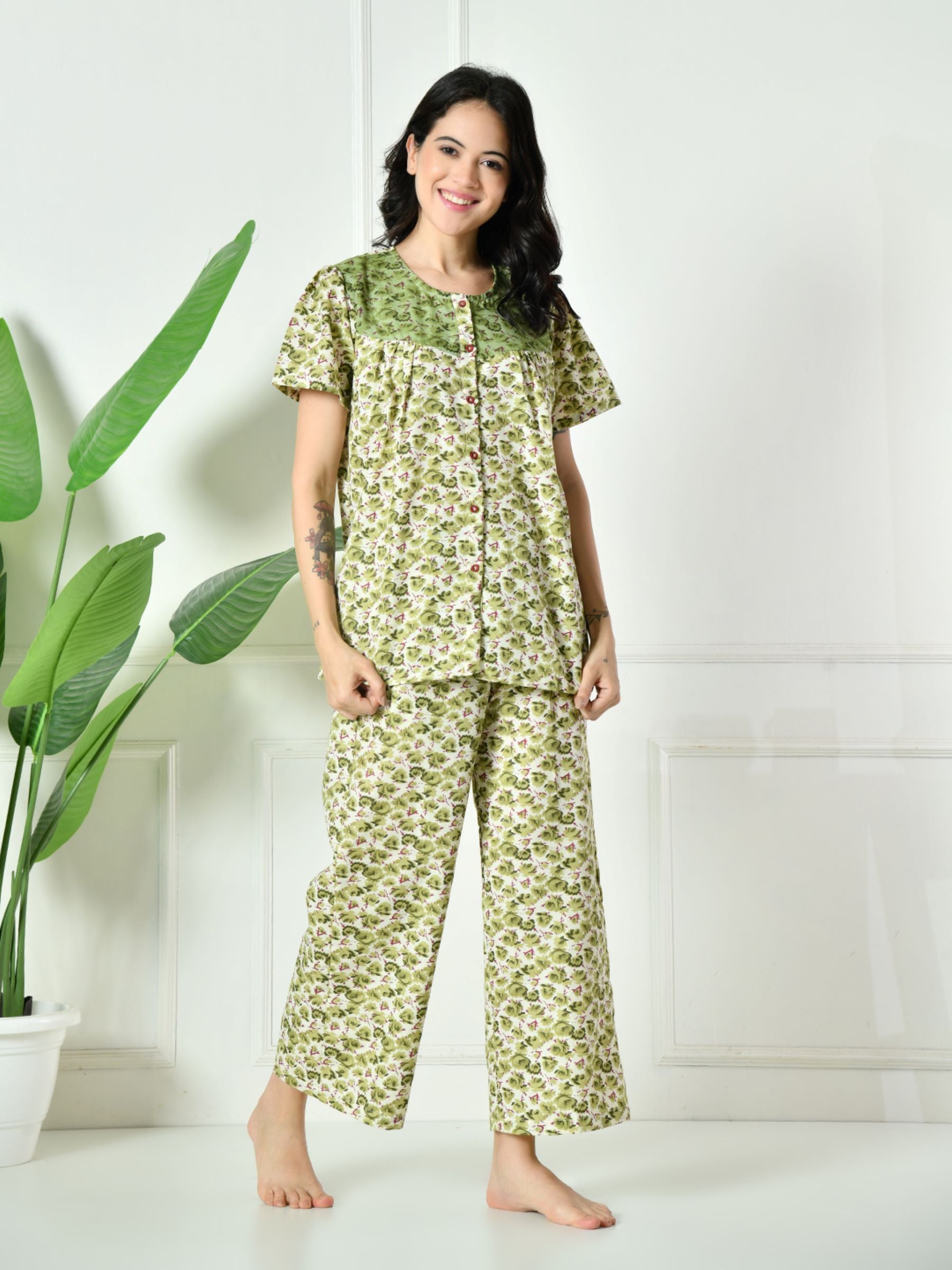 Women Floral Lounge set