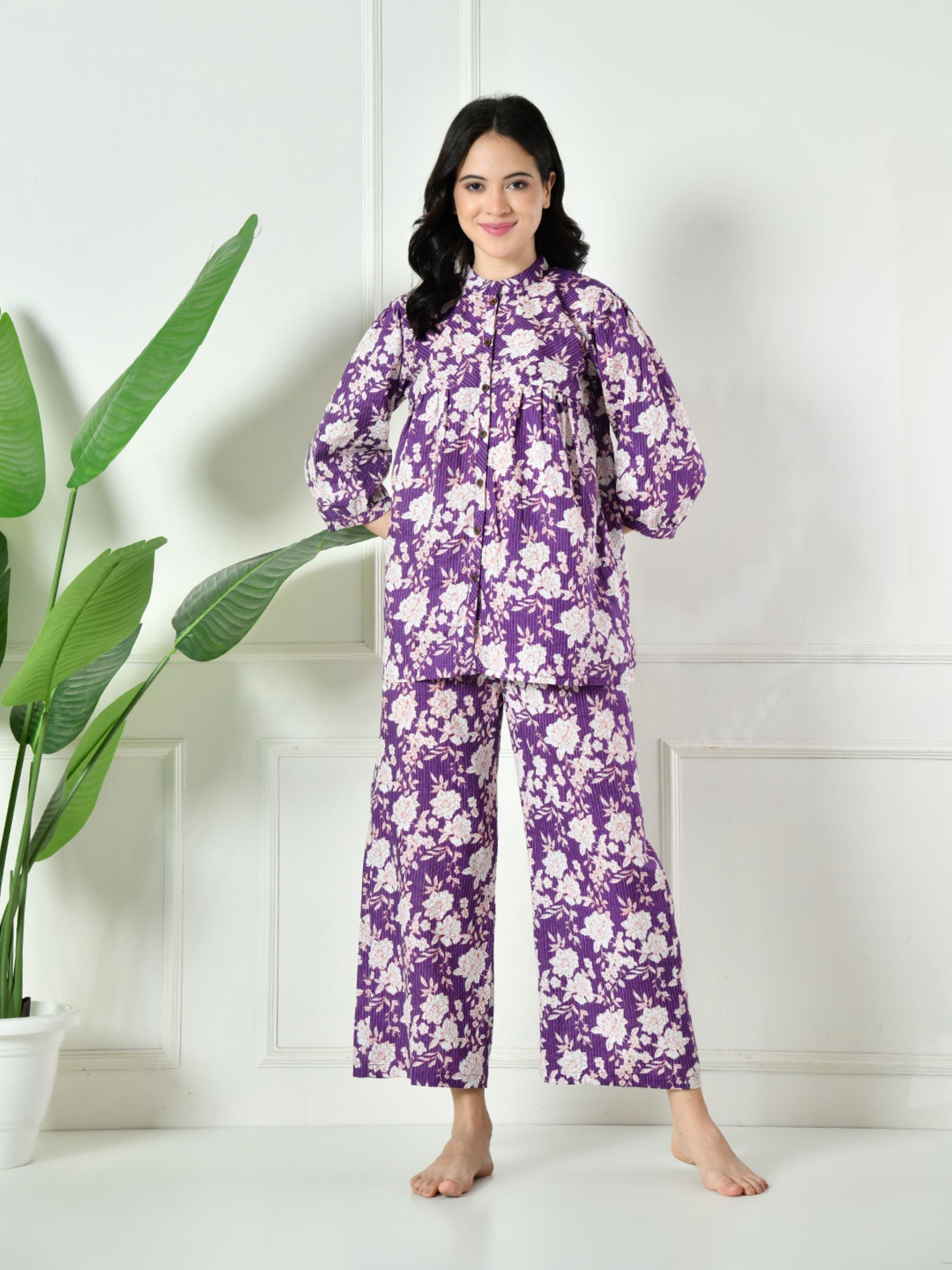 Women Floral Lounge set