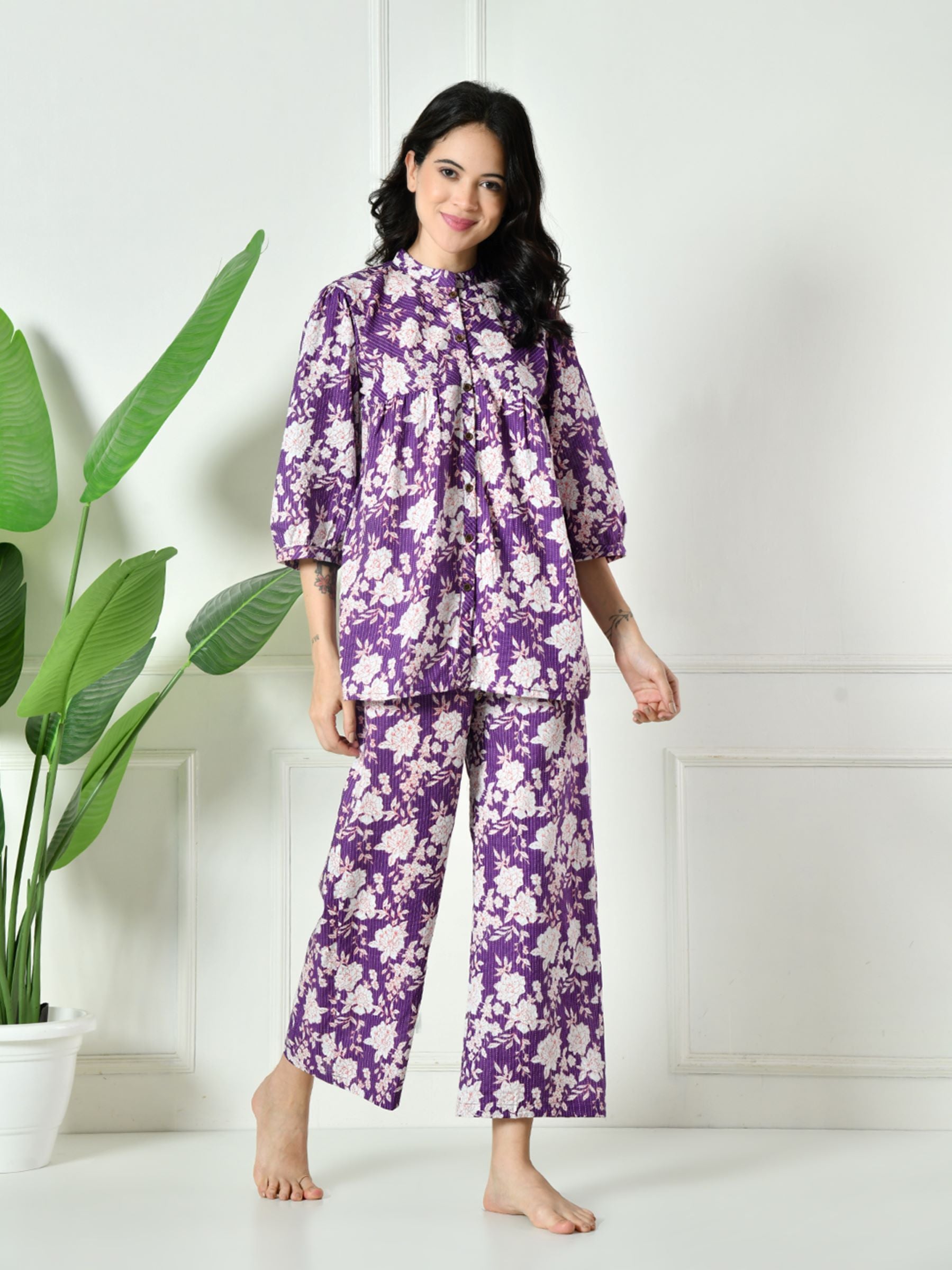 Women Floral Lounge set