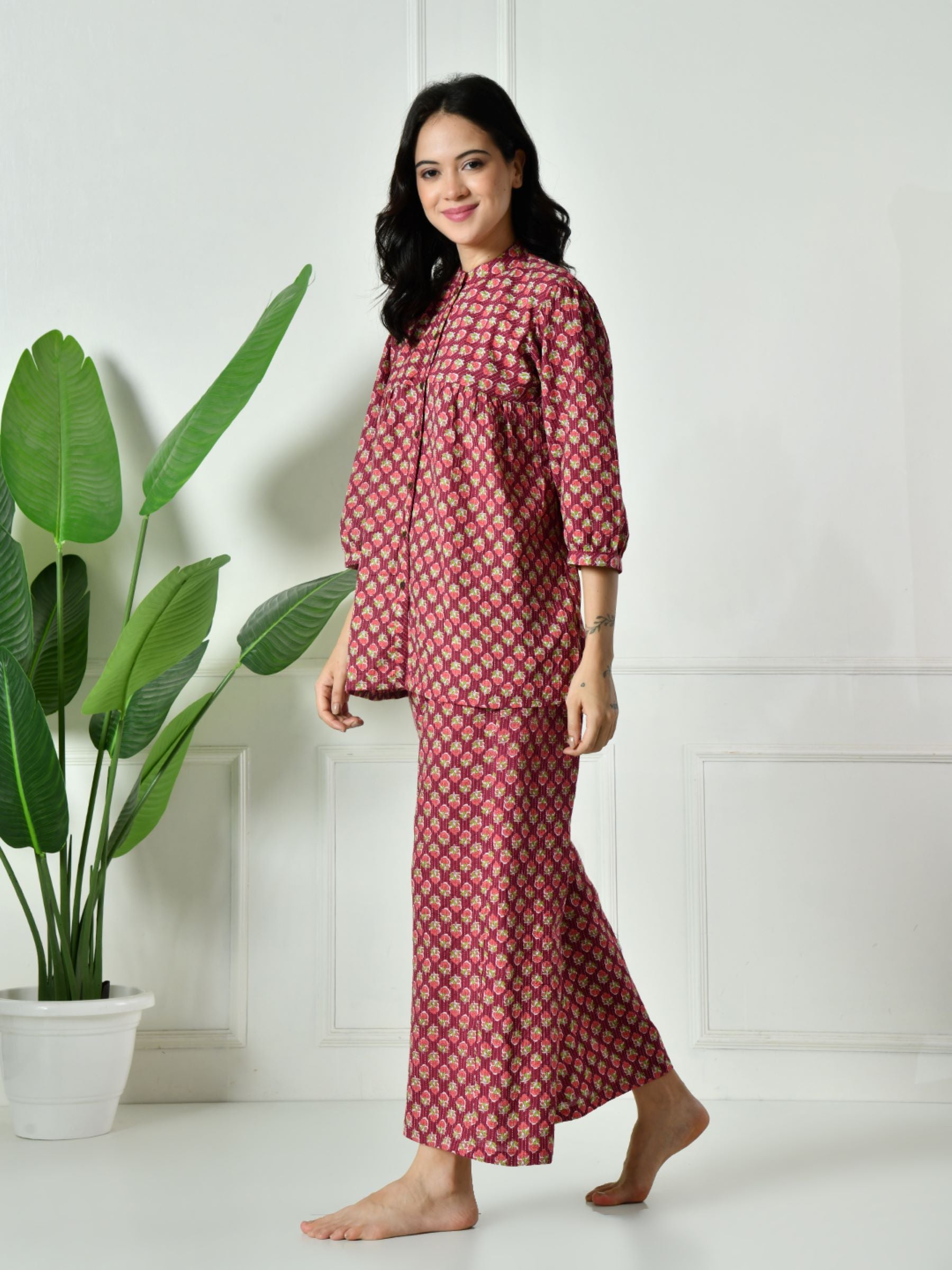 Women Floral Lounge set