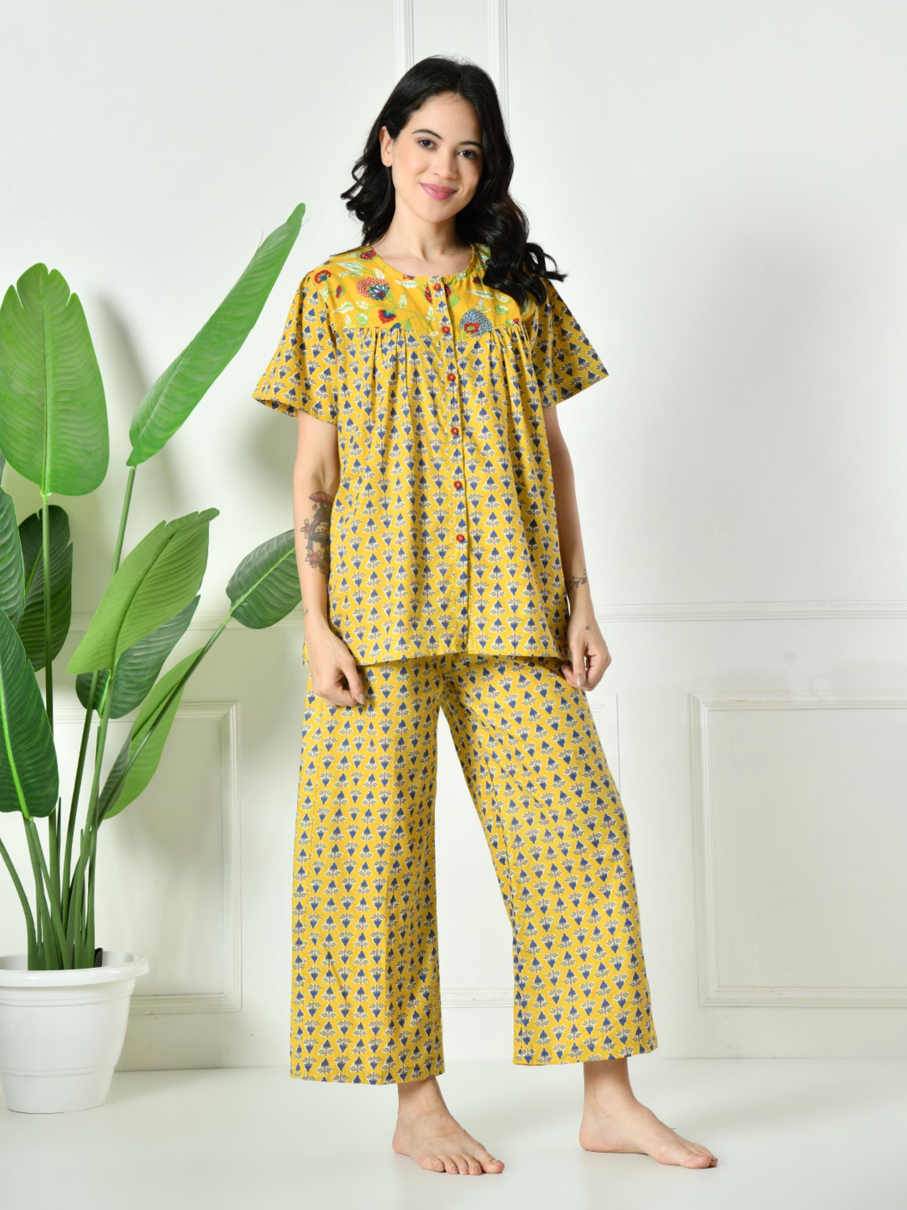 Women Ethnic Printed Lounge set