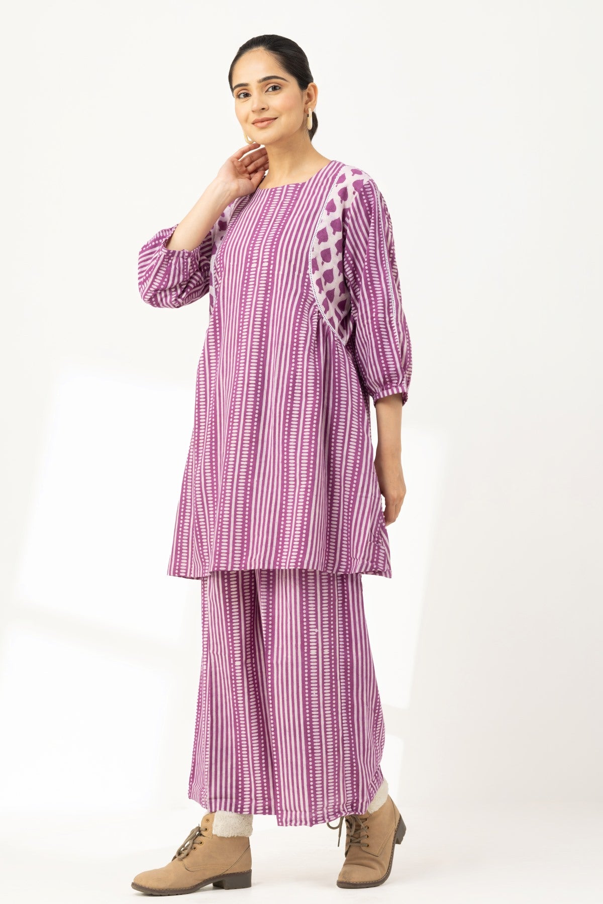 Dabu Onion Pink EasyFit Co-Ord Set