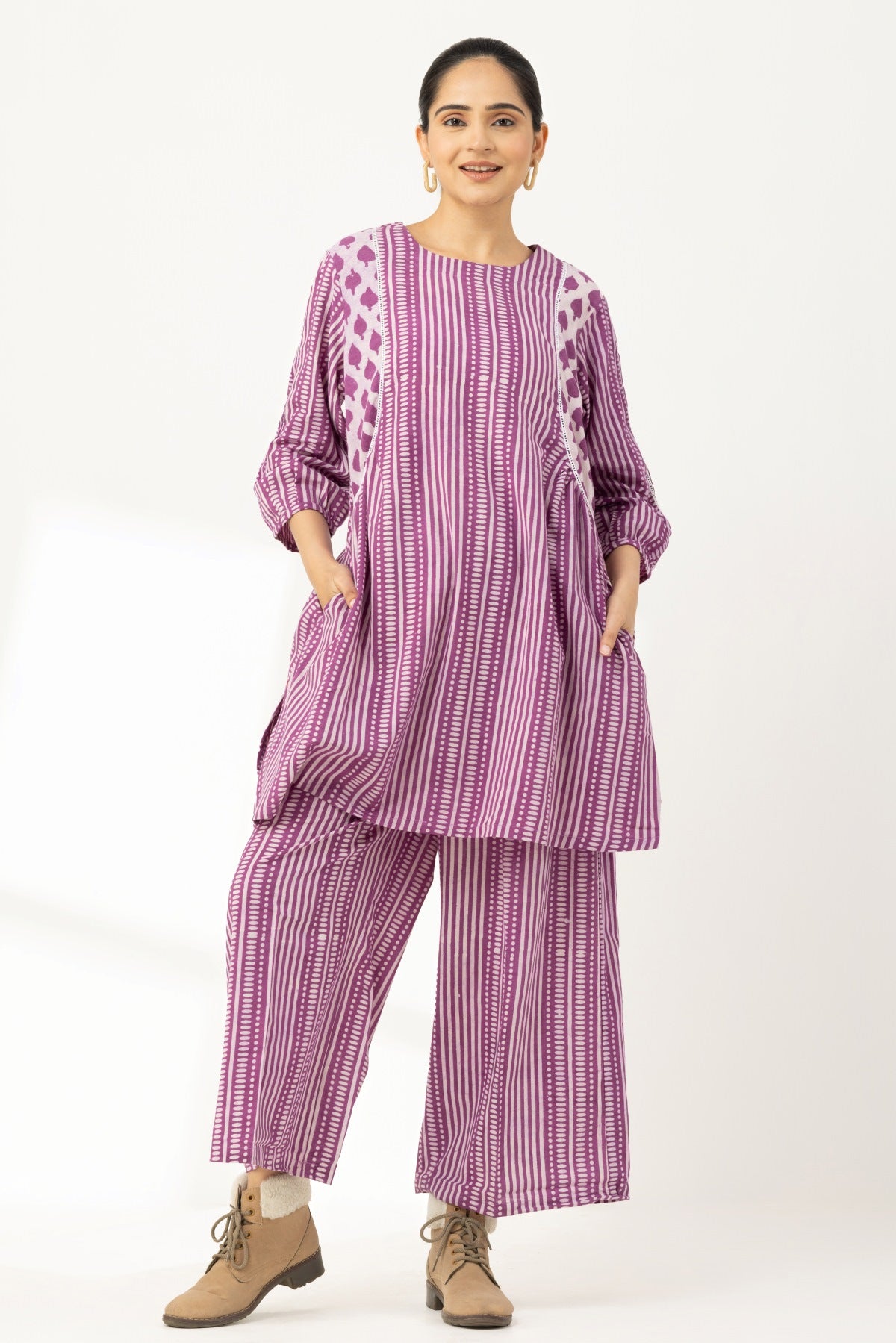 Dabu Onion Pink EasyFit Co-Ord Set