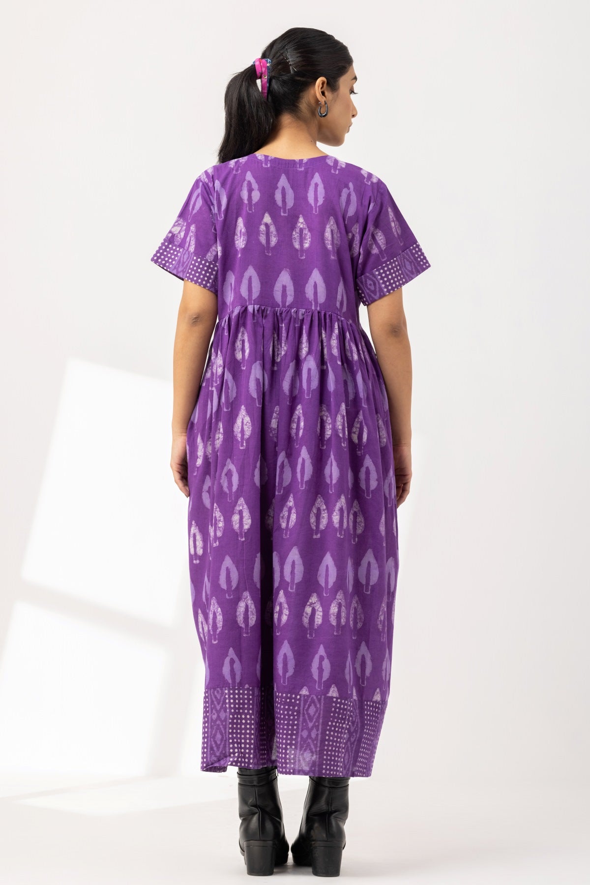 Purple Yoke Dress